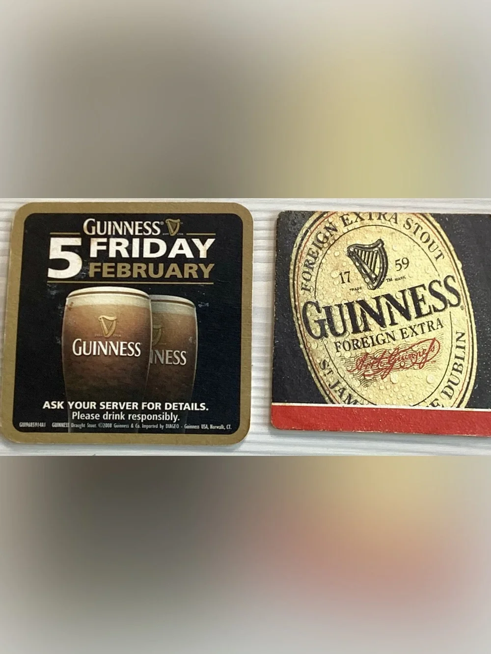 Lot of 32 Vintage Beer Coasters Mats Bar Decor Man Cave
